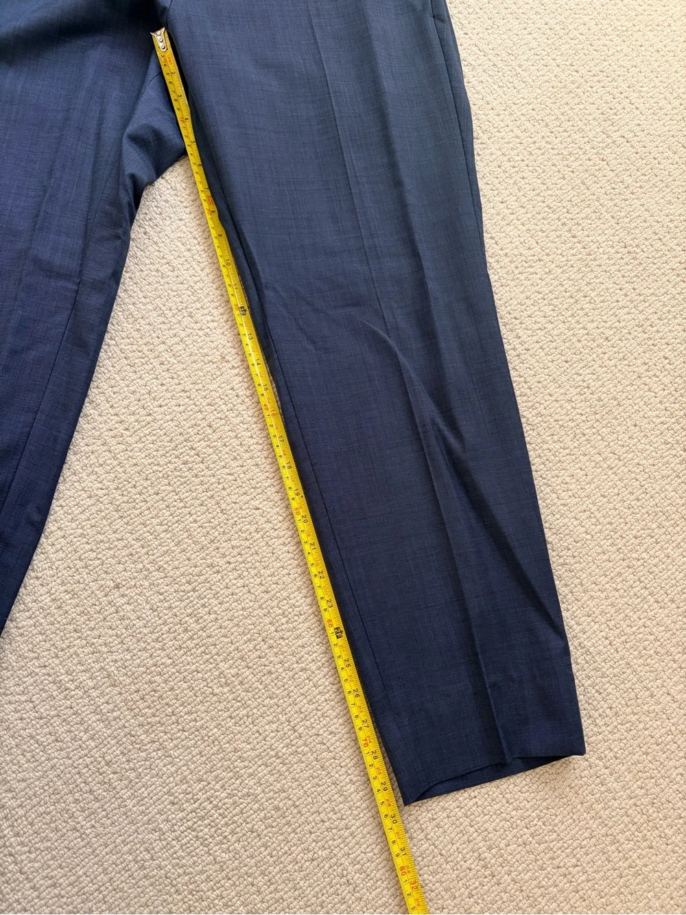 Men's BOSS Navy Drawstring Dress Pants 34R